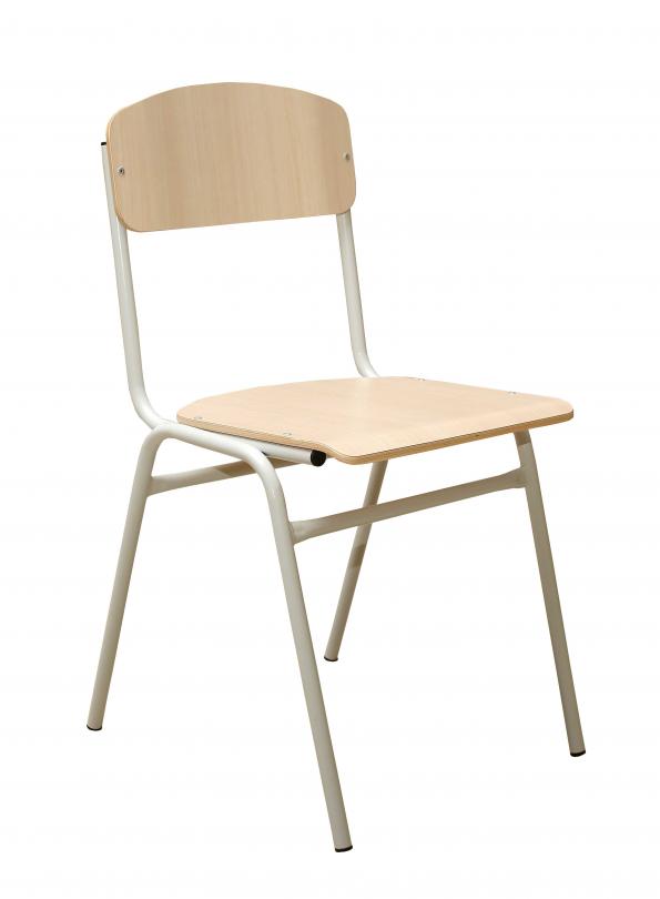 Стілець ISO №6, з покриттям фанери пластиком HPL, АНШАР ГРУП (48460), 460 мм